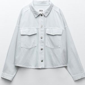 XS Zara denim jacket overshirt